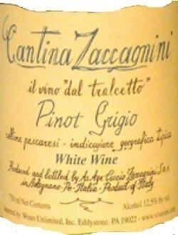 Cantina Zaccagnini - Pinot Grigio 2013