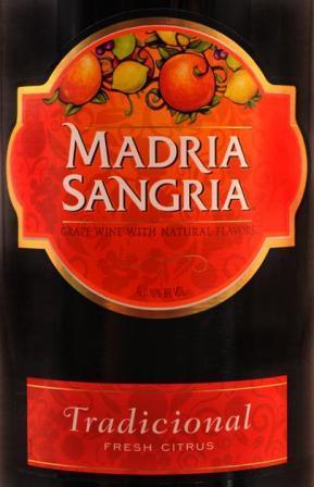 Madria - Sangria Tradicional Fresh Citrus