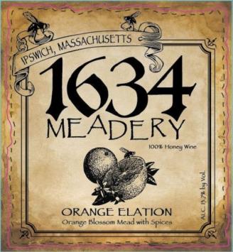 1634 Meadery - Orange Elation Sweet (500ml) (500ml)