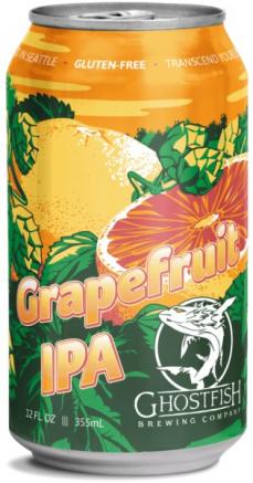 Ghostfish Brewing Company - Grapefruit IPA (Gluten-free) (4 pack 12oz cans) (4 pack 12oz cans)