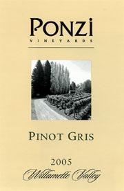 Ponzi - Pinot Gris Willamette Valley